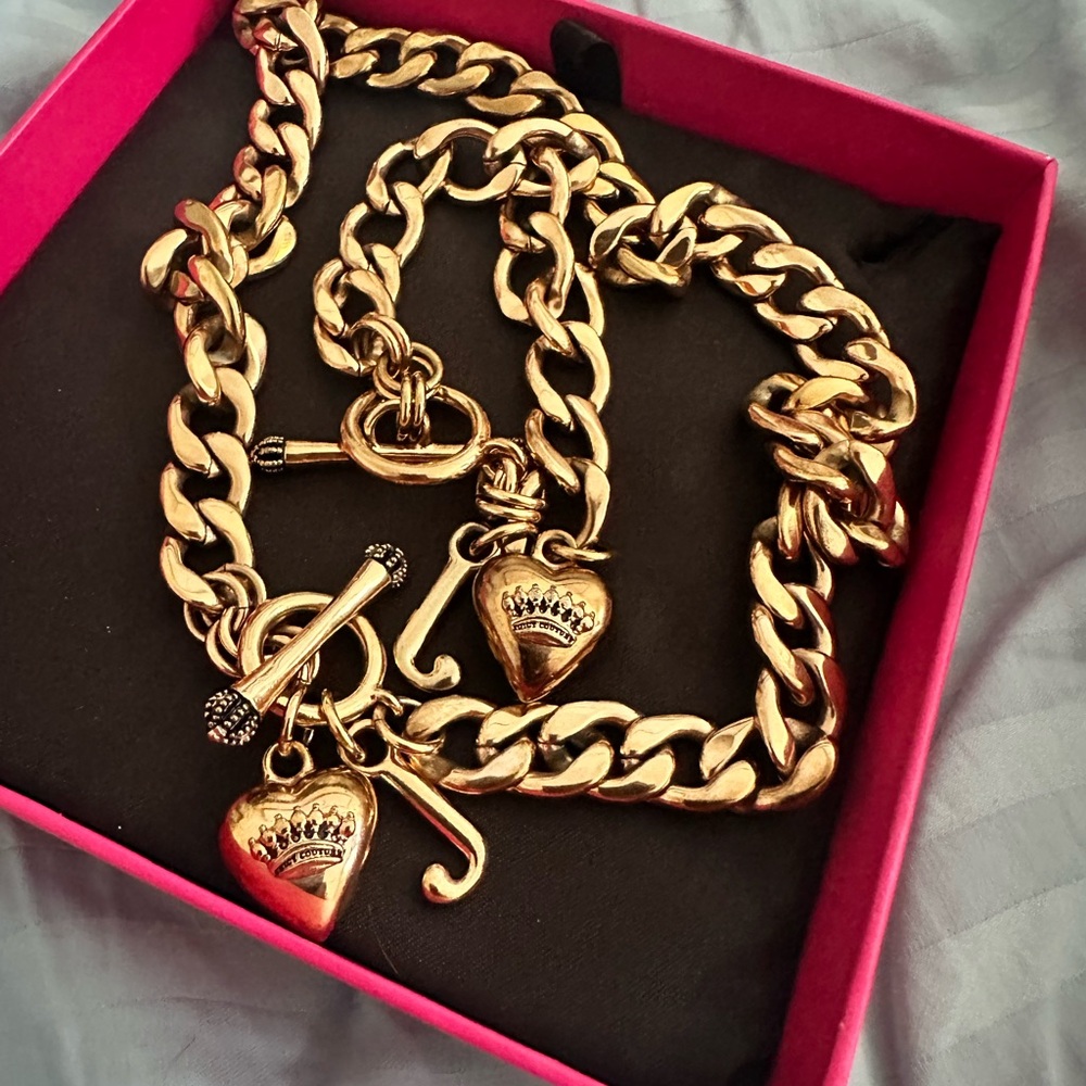 Juicy Couture Gold-Tone Chain Necklace